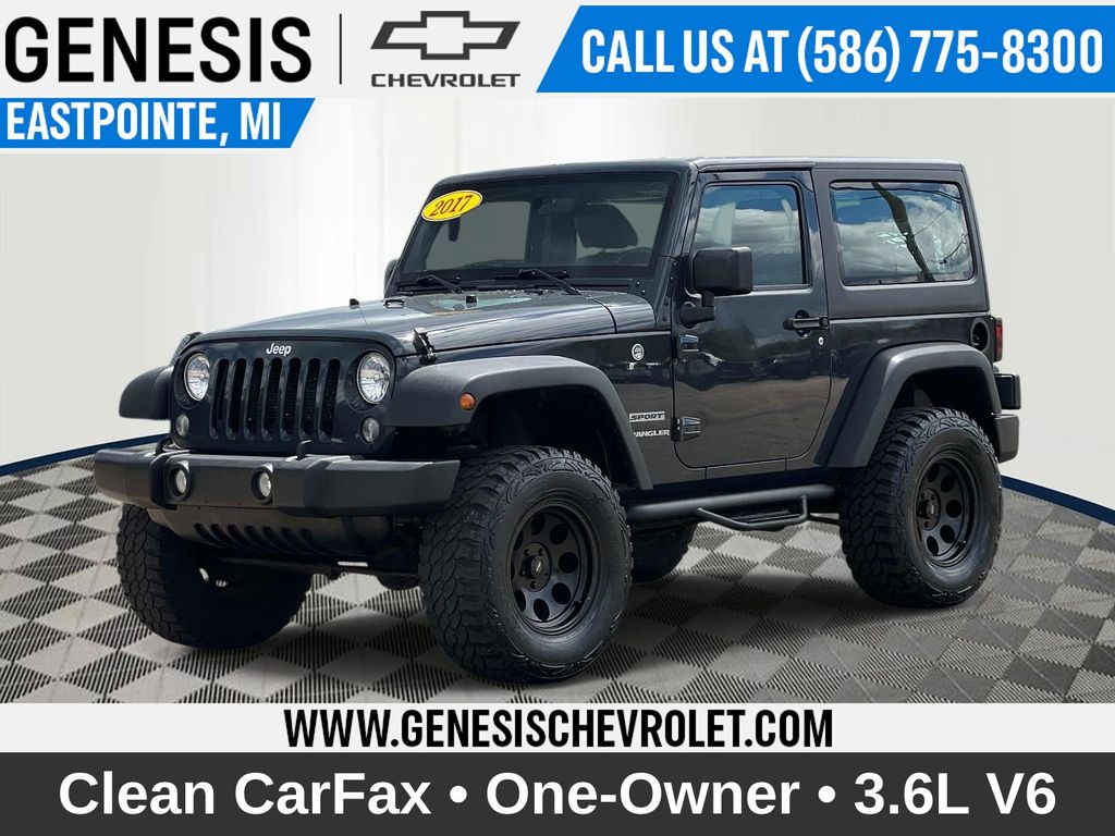 Rhino Clearcoat 2017 Jeep Wrangler SUV / Crossover Four-Wheel Drive 5-Speed Automatic