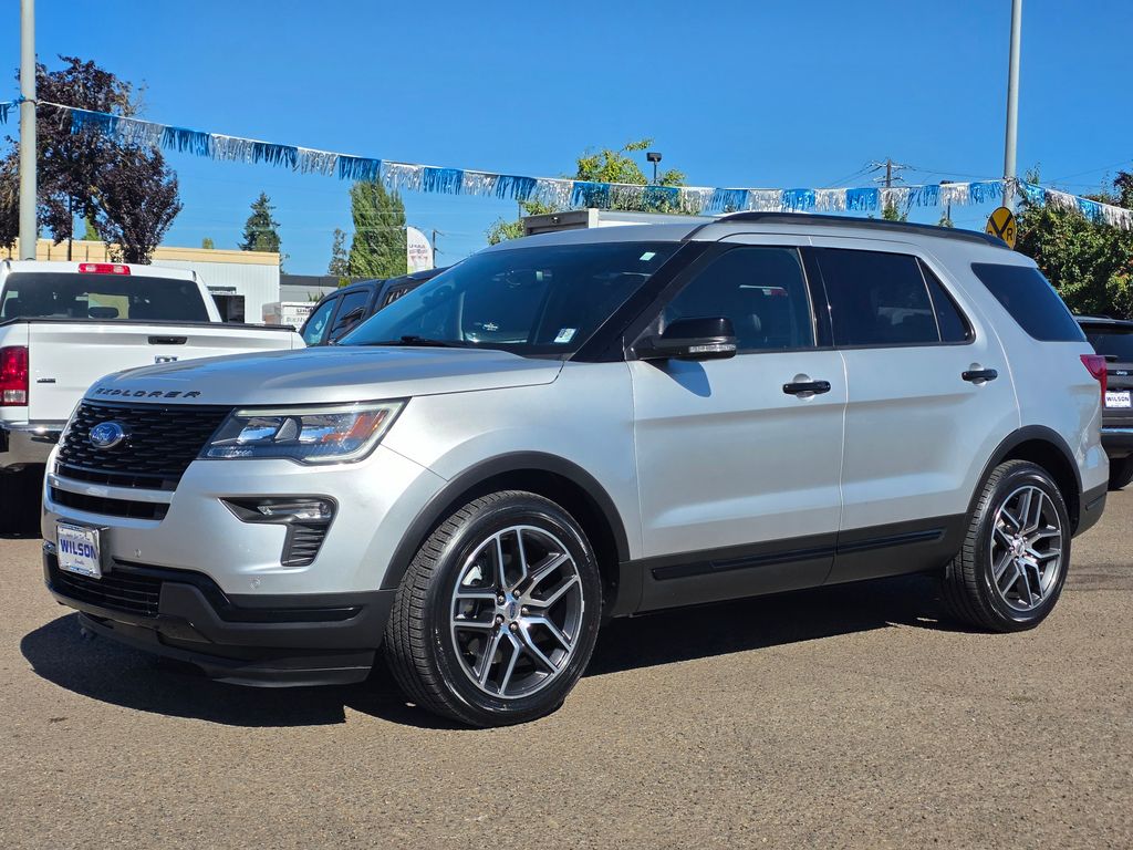 Ingot Silver 2019 Ford Explorer SUV / Crossover All-Wheel Drive 6-Speed Automatic