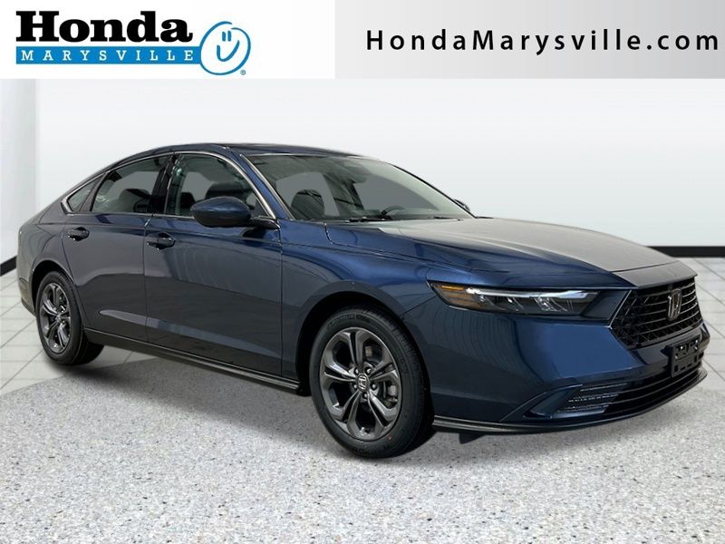 Canyon River Blue Metallic 2024 Honda Accord Sedan Front-Wheel Drive Continuously Variable Transmission