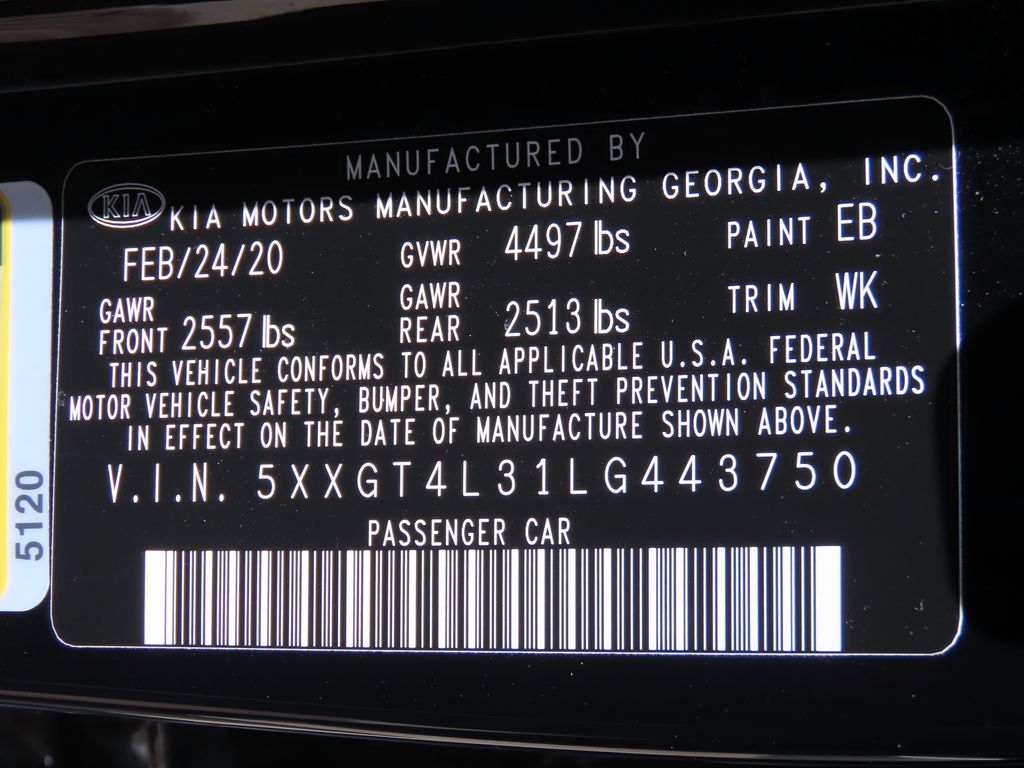 2020 Kia Optima LX 19