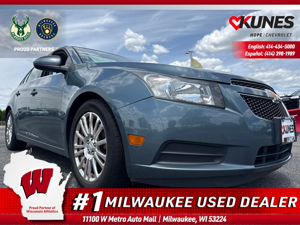 Blue Granite Metallic 2012 Chevrolet Cruze Sedan Front-Wheel Drive 6-Speed Manual