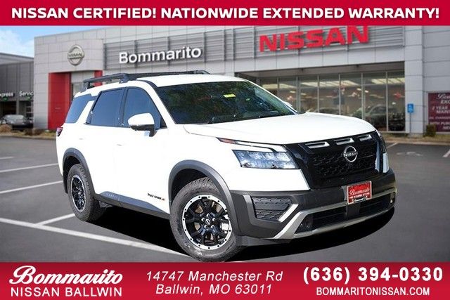 Glacier White 2025 Nissan Pathfinder SUV / Crossover All-Wheel Drive 9-Speed Automatic