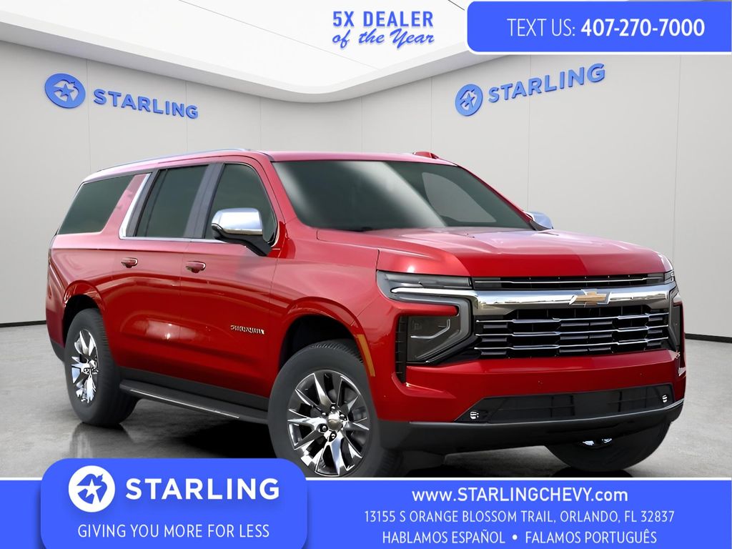 Radiant Red Tintcoat 2025 Chevrolet Suburban Premier RWD SUV / Crossover 4X2