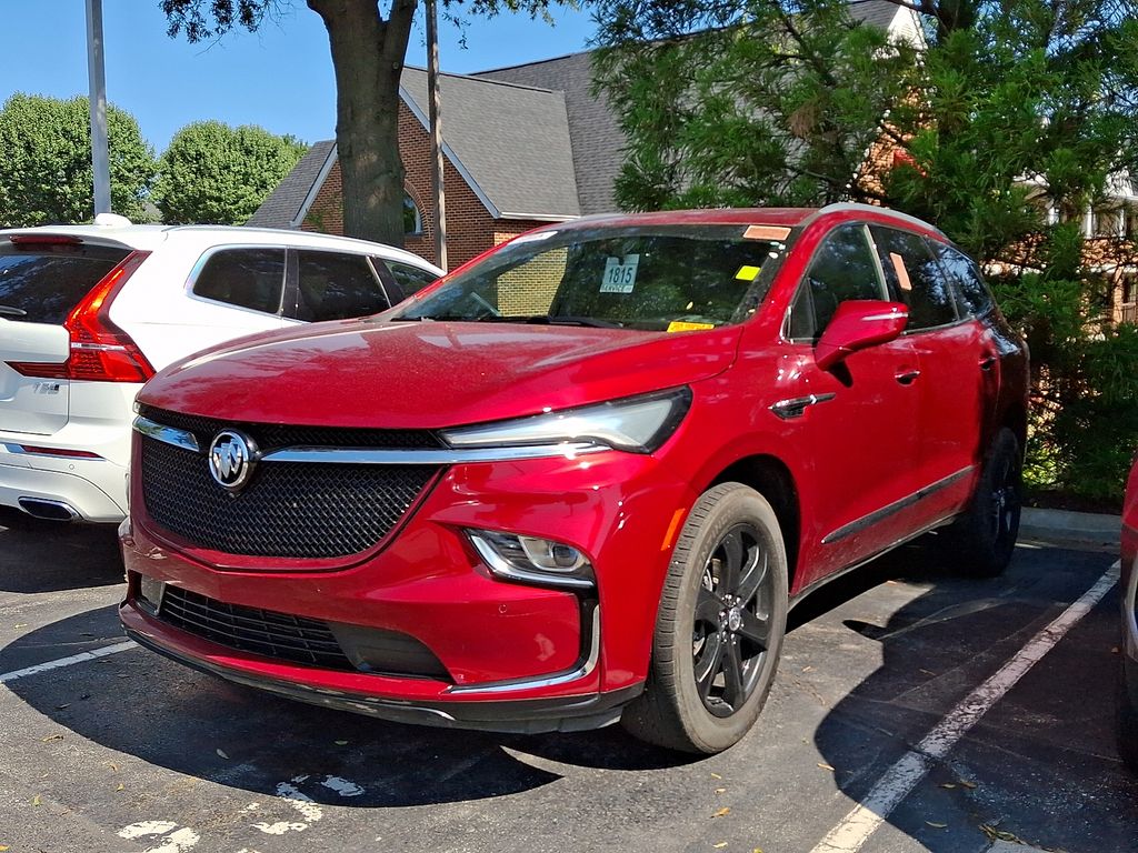 Cherry Red 2024 Buick Enclave SUV / Crossover Front-Wheel Drive 9-Speed Automatic