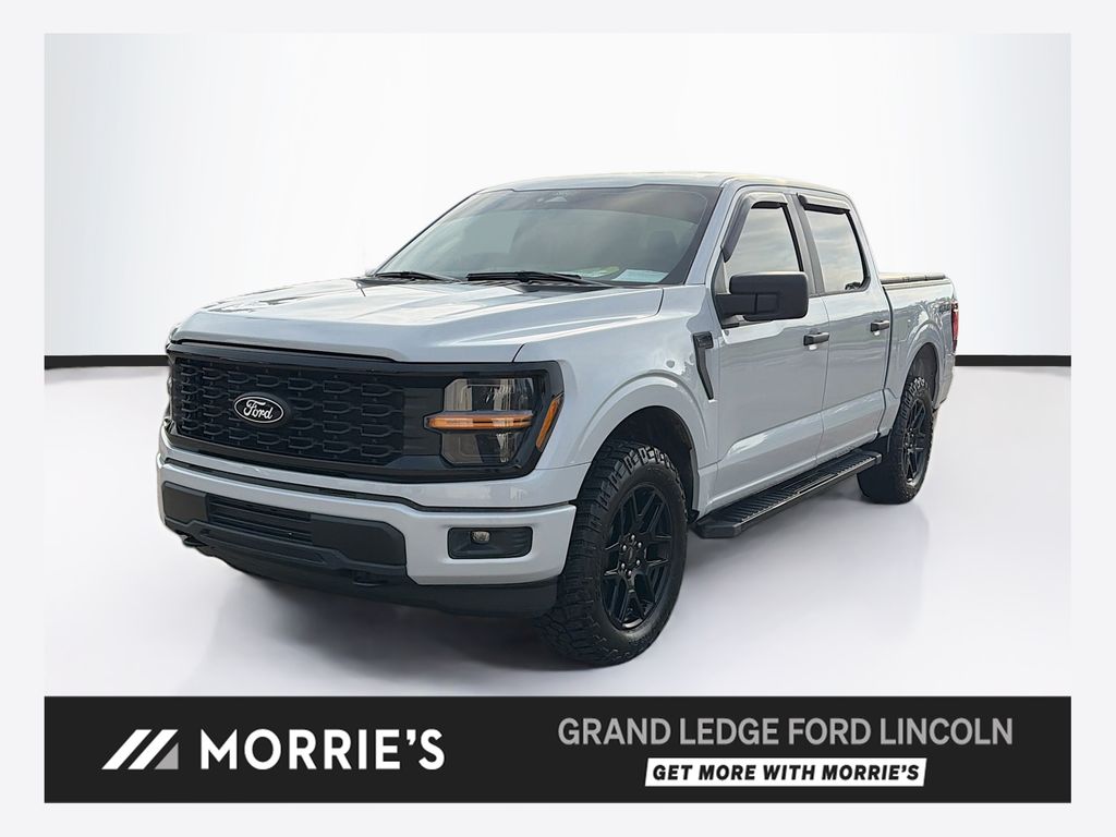 White Metallic 2025 Ford F-150 Pickup Truck Four-Wheel Drive Automatic