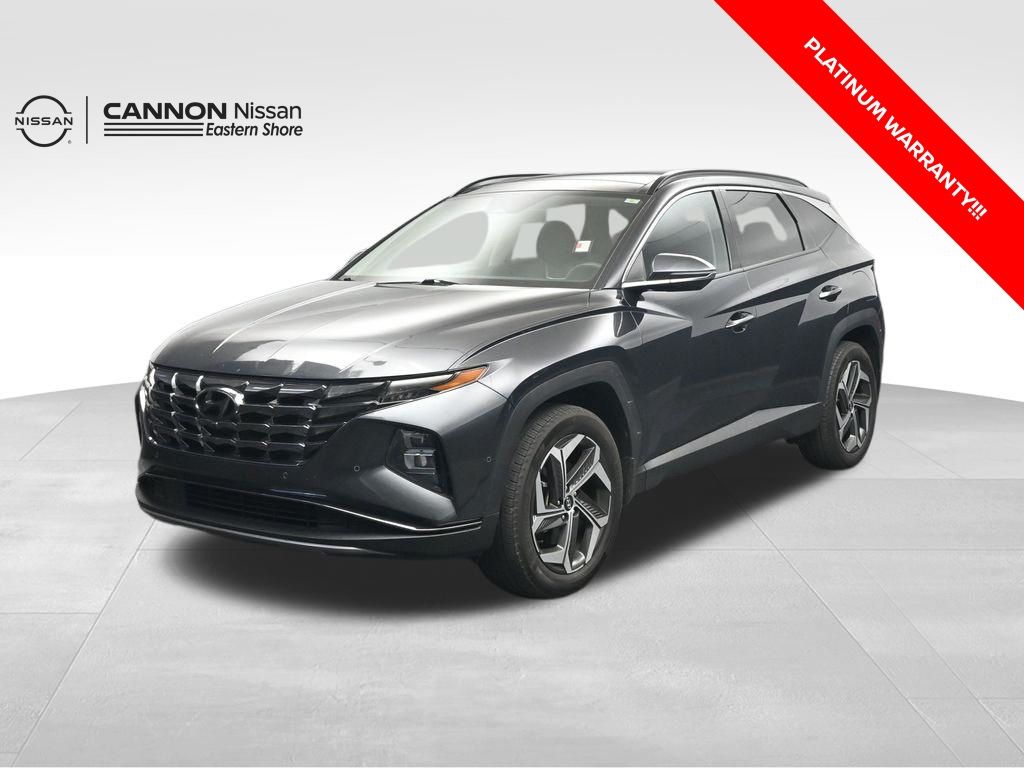 Portofino Gray 2022 Hyundai Tucson Limited AWD SUV / Crossover All-Wheel Drive 8-Speed Automatic