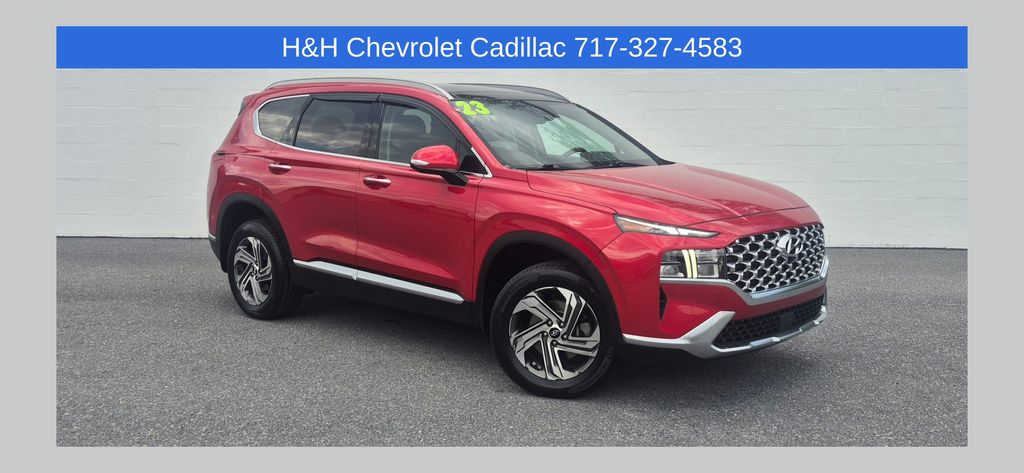 Calypso Red 2023 Hyundai Santa Fe SUV / Crossover All-Wheel Drive 8-Speed Automatic