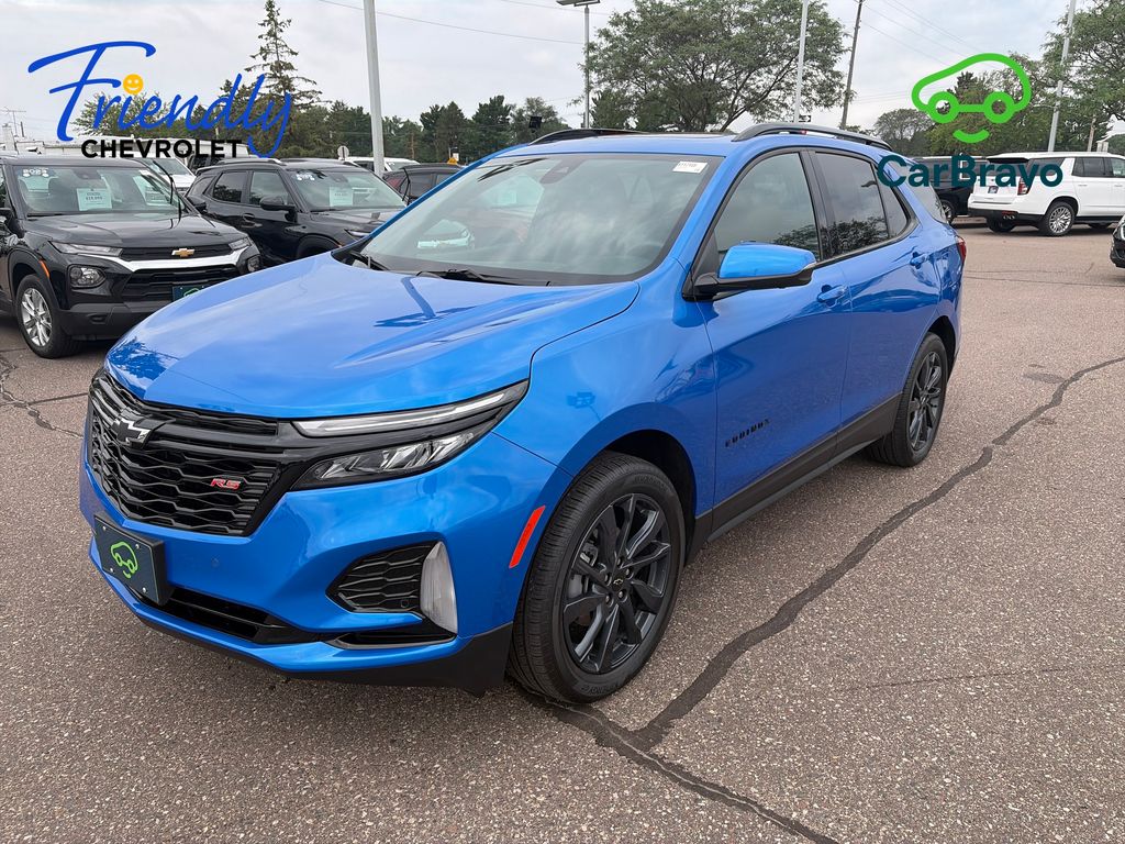 Riptide Blue Metallic 2024 Chevrolet Equinox SUV / Crossover Four-Wheel Drive 6-Speed Automatic Overdrive