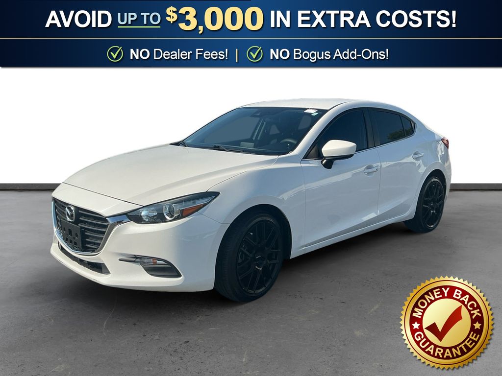 Snowflake White Pearl Mica 2018 Mazda MAZDA3 Sedan Front-Wheel Drive 6-Speed Automatic