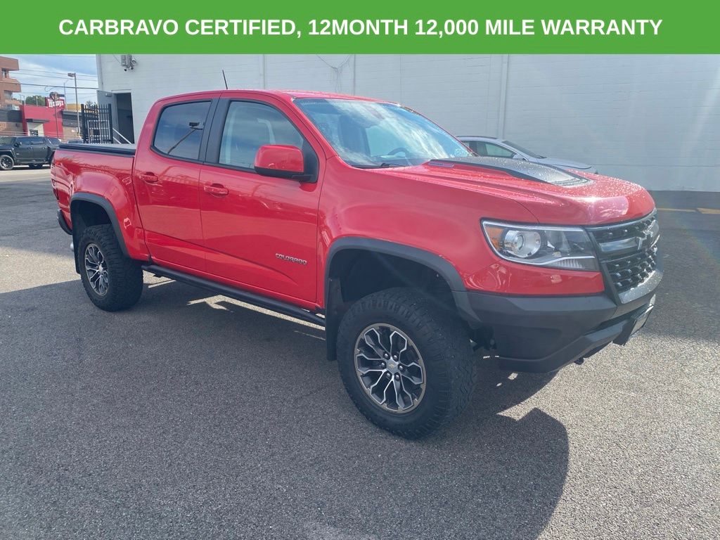 Red Hot 2020 Chevrolet Colorado Pickup Truck Four-Wheel Drive 6-Speed Automatic