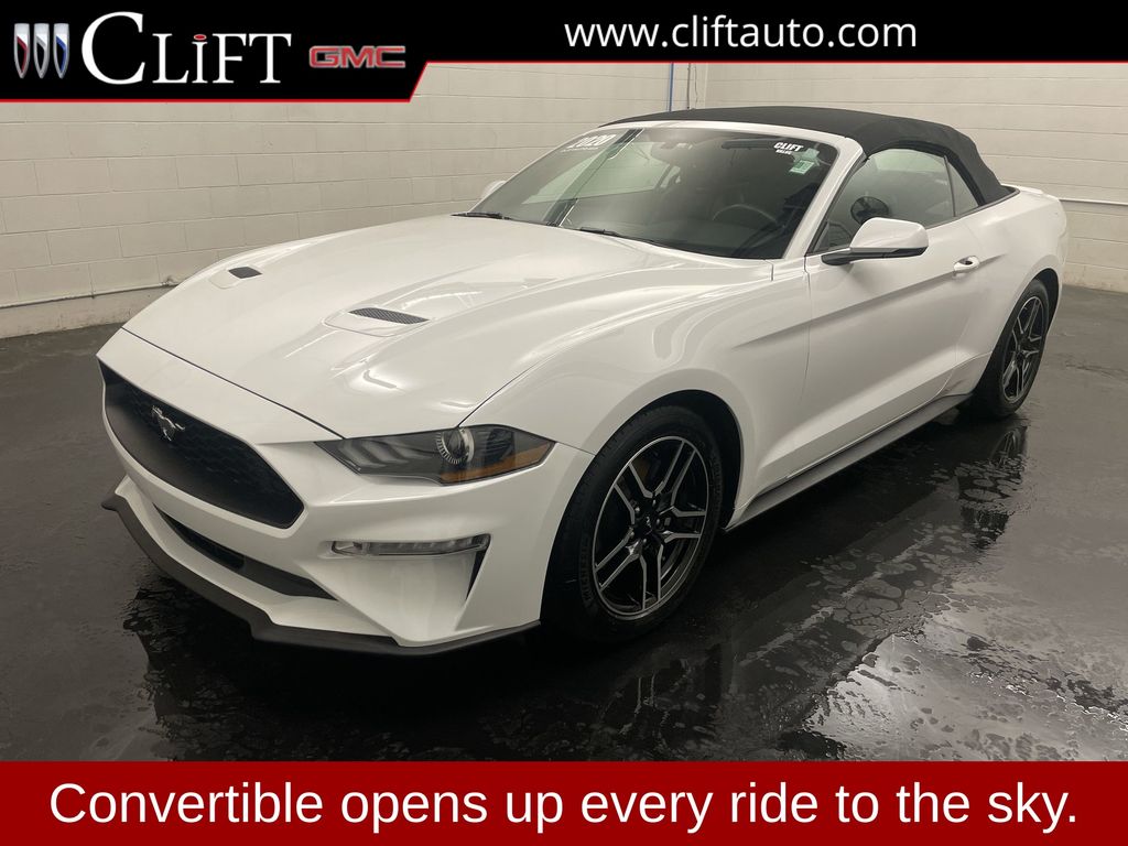 Oxford White 2020 Ford Mustang Convertible Rear-Wheel Drive Automatic