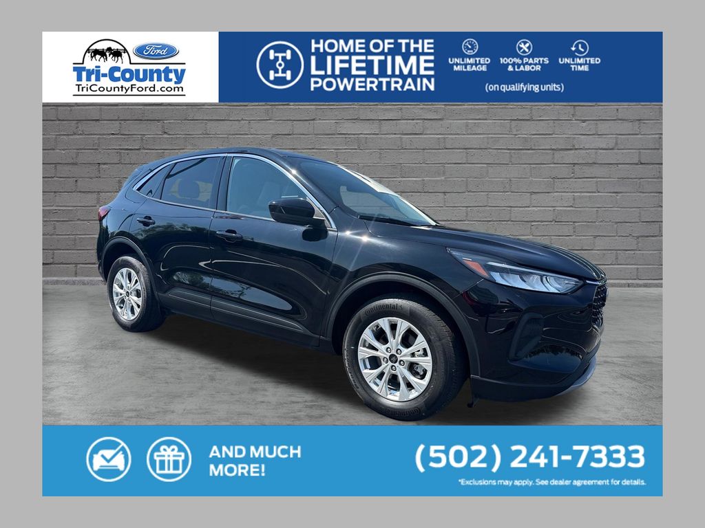 Black Metallic 2023 Ford Escape SUV / Crossover All-Wheel Drive 8-Speed Automatic