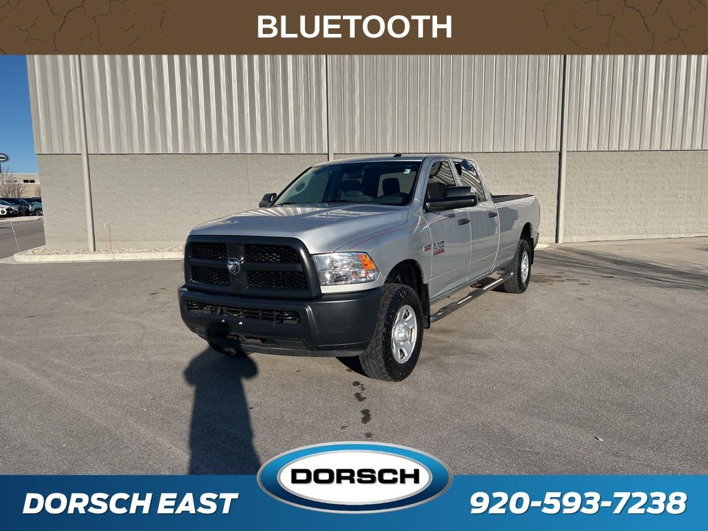 Bright Silver Metallic Clearcoat 2016 RAM 3500 Tradesman Crew Cab LB 4WD Pickup Truck Four-Wheel Drive 6-Speed Automatic