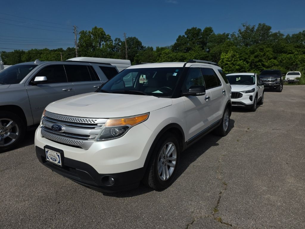 White Platinum Clearcoat Metallic 2013 Ford Explorer XLT SUV / Crossover Front-Wheel Drive 6-Speed Automatic