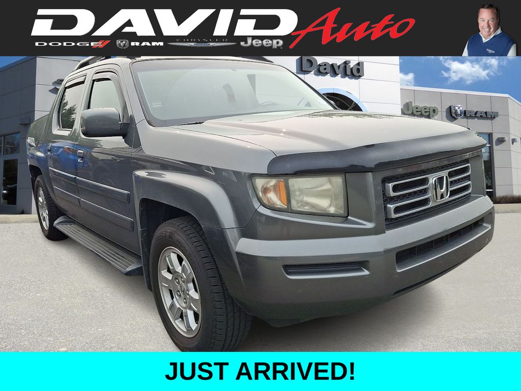 Gray 2008 Honda Ridgeline Pickup Truck Four-Wheel Drive 5-Speed Automatic