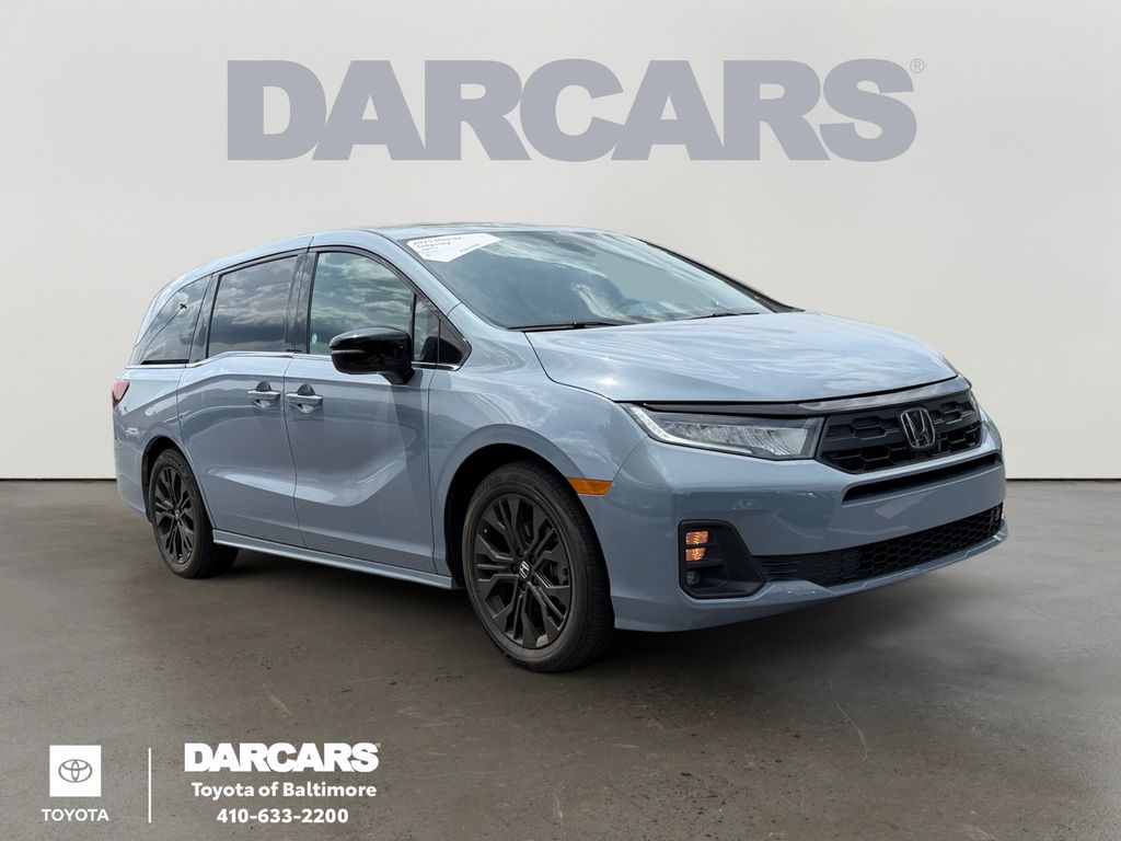 Gray (Modern Steel Metallic) 2025 Honda Odyssey Sport-L FWD Minivan Front-Wheel Drive Automatic