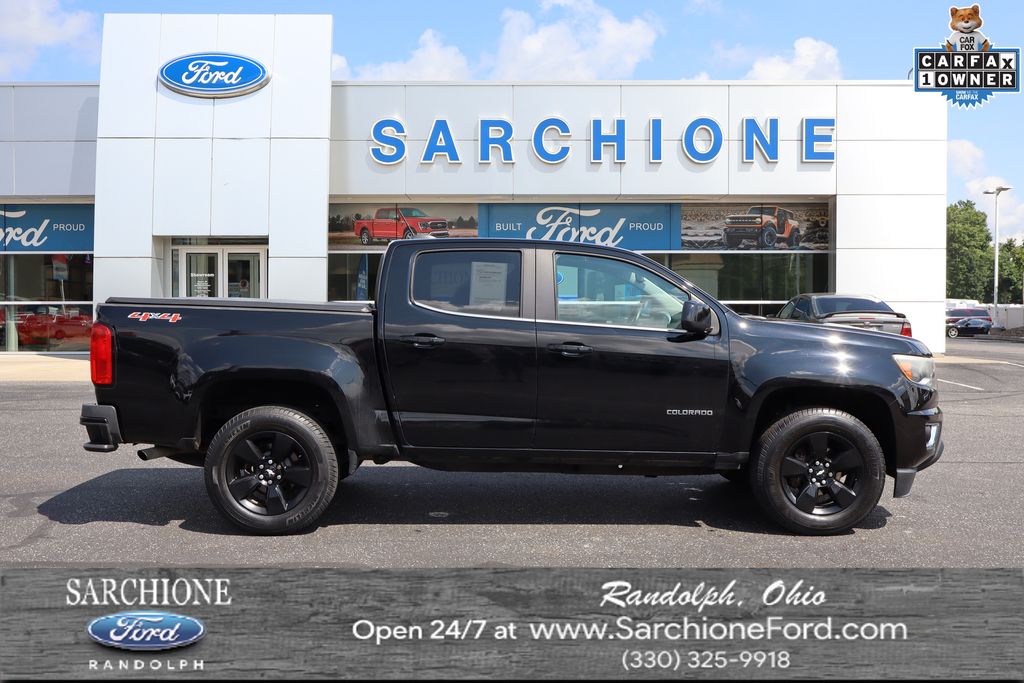 Black 2016 Chevrolet Colorado Pickup Truck Four-Wheel Drive 6-Speed Automatic