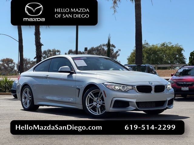 Glacier Silver Metallic 2015 BMW 4 Series Coupe Rear-Wheel Drive 8-Speed Automatic