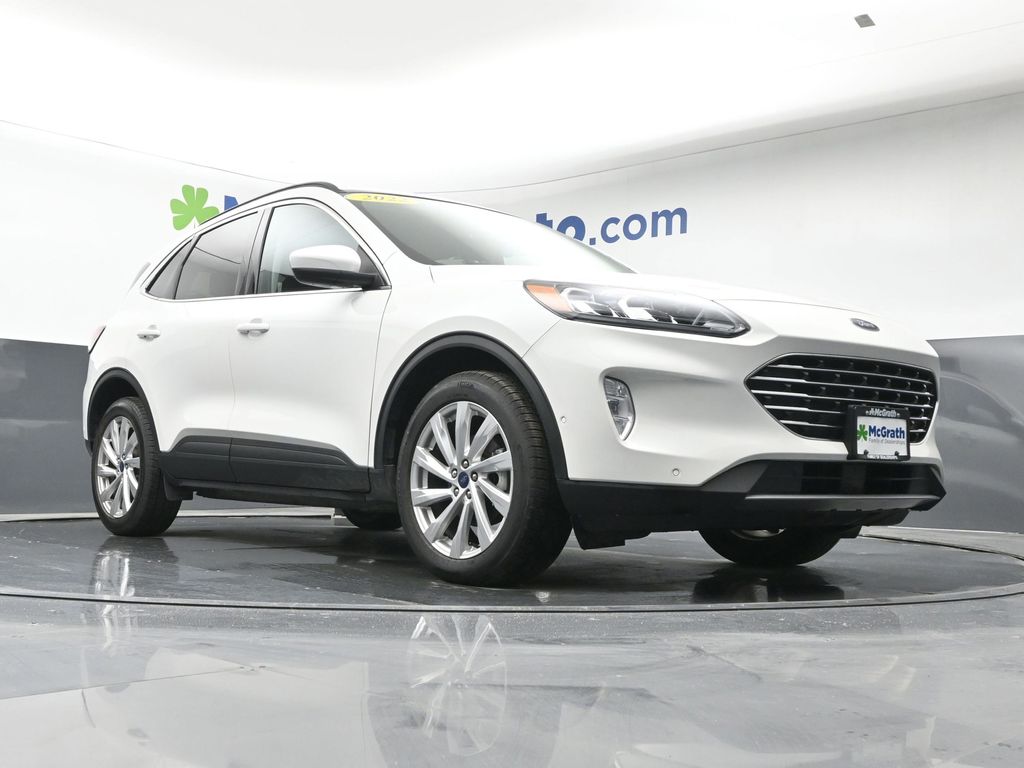 Certified Used 2022 White Ford Titanium image 23