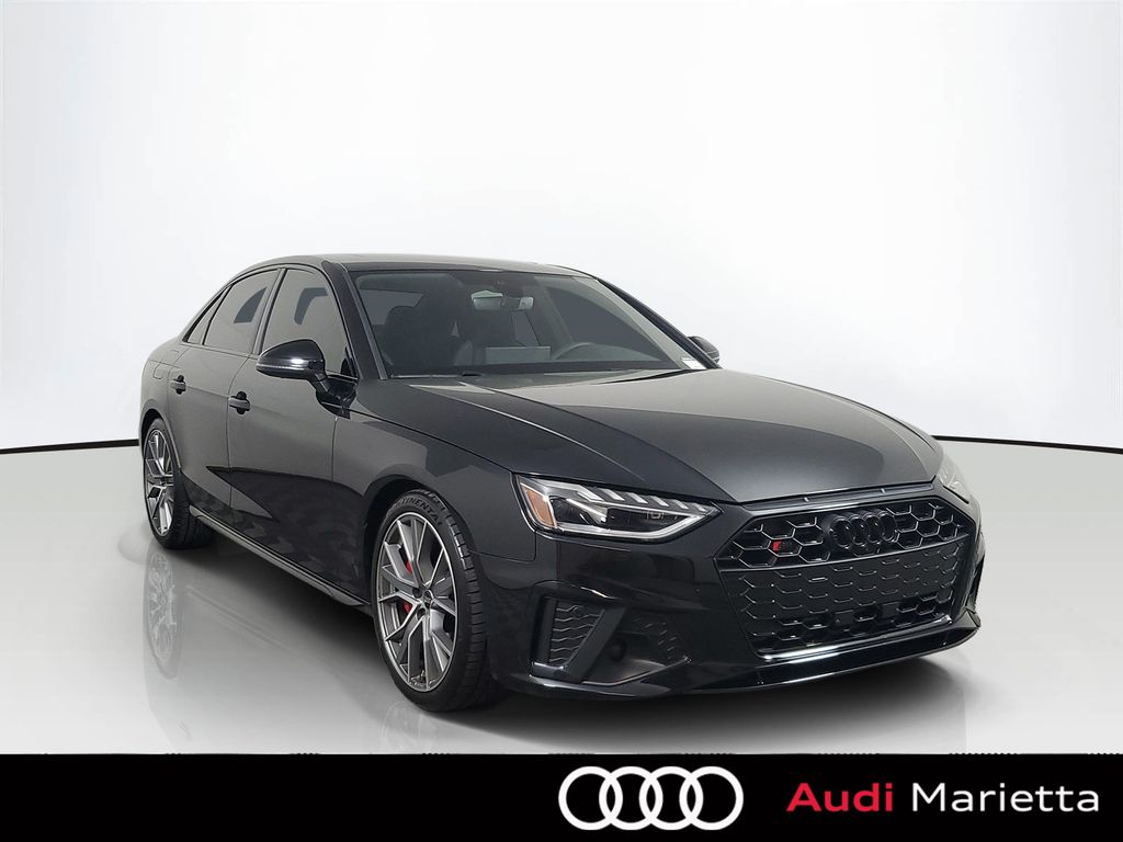 Mythos Black Metallic 2022 Audi S4 Sedan All-Wheel Drive 8-Speed Automatic