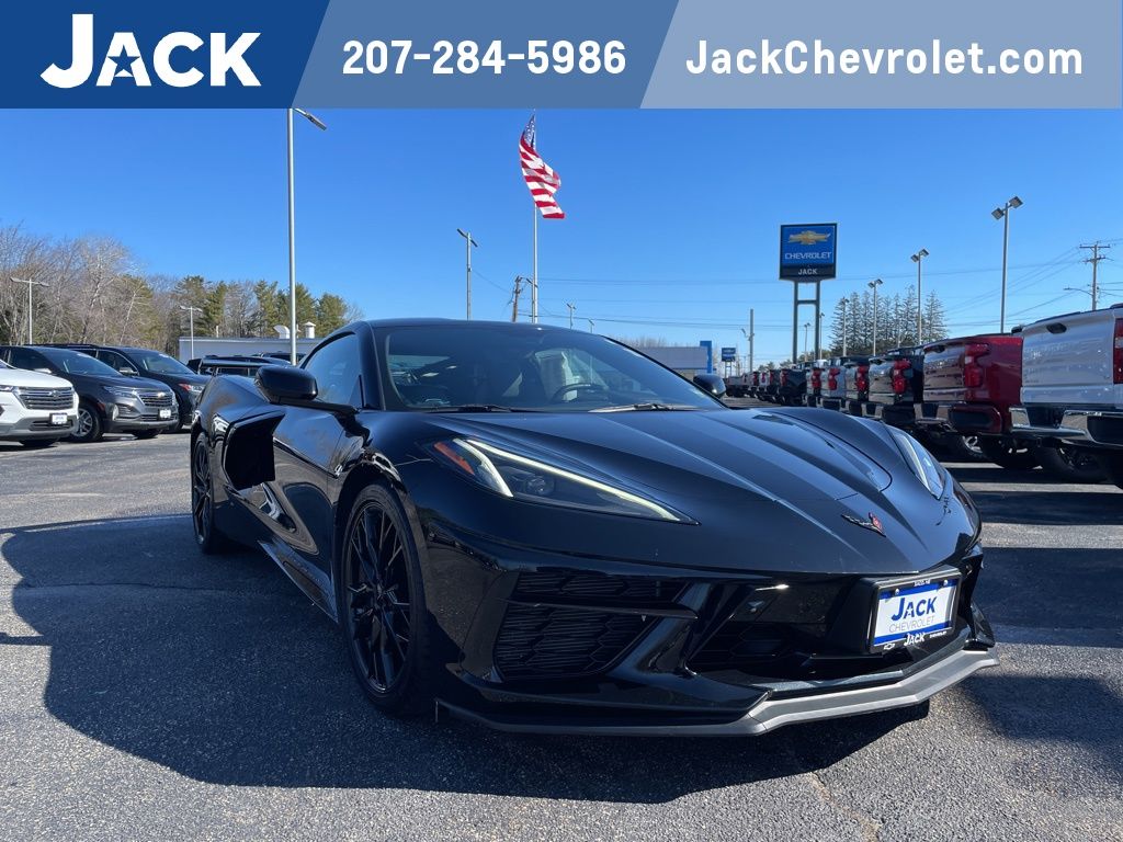 Black 2023 Chevrolet Corvette Stingray 3LT Coupe RWD Coupe Rear-Wheel Drive 8-Speed Dual Clutch