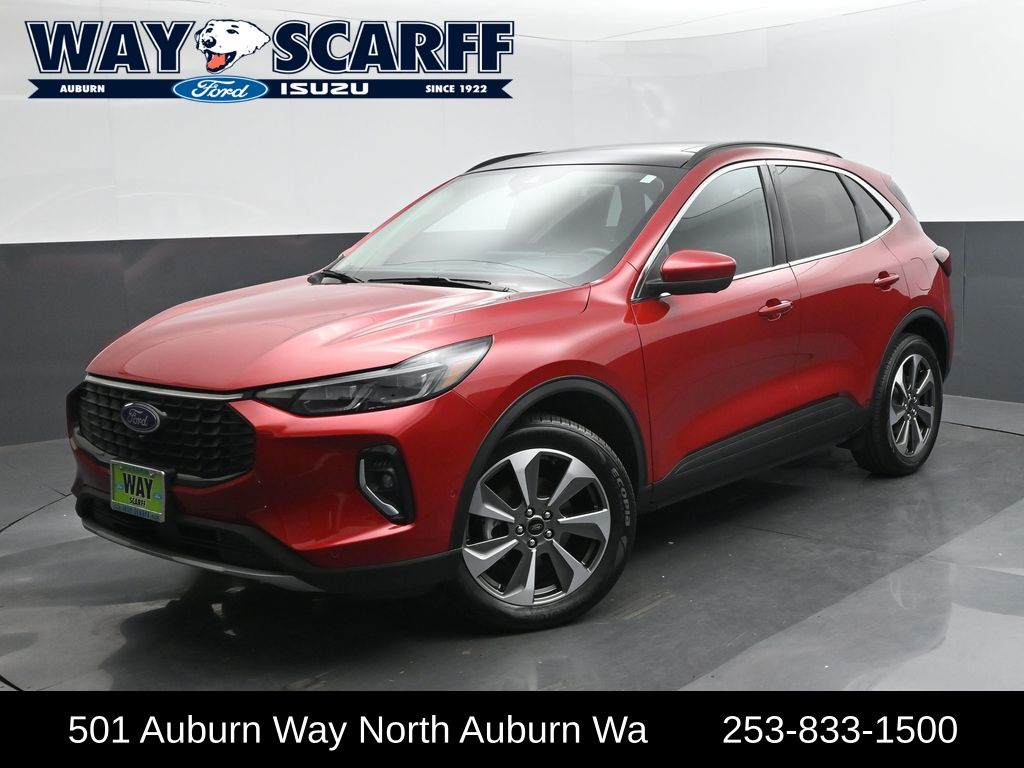 Red Metallic 2023 Ford Escape Hybrid SUV / Crossover All-Wheel Drive Continuously Variable Transmission