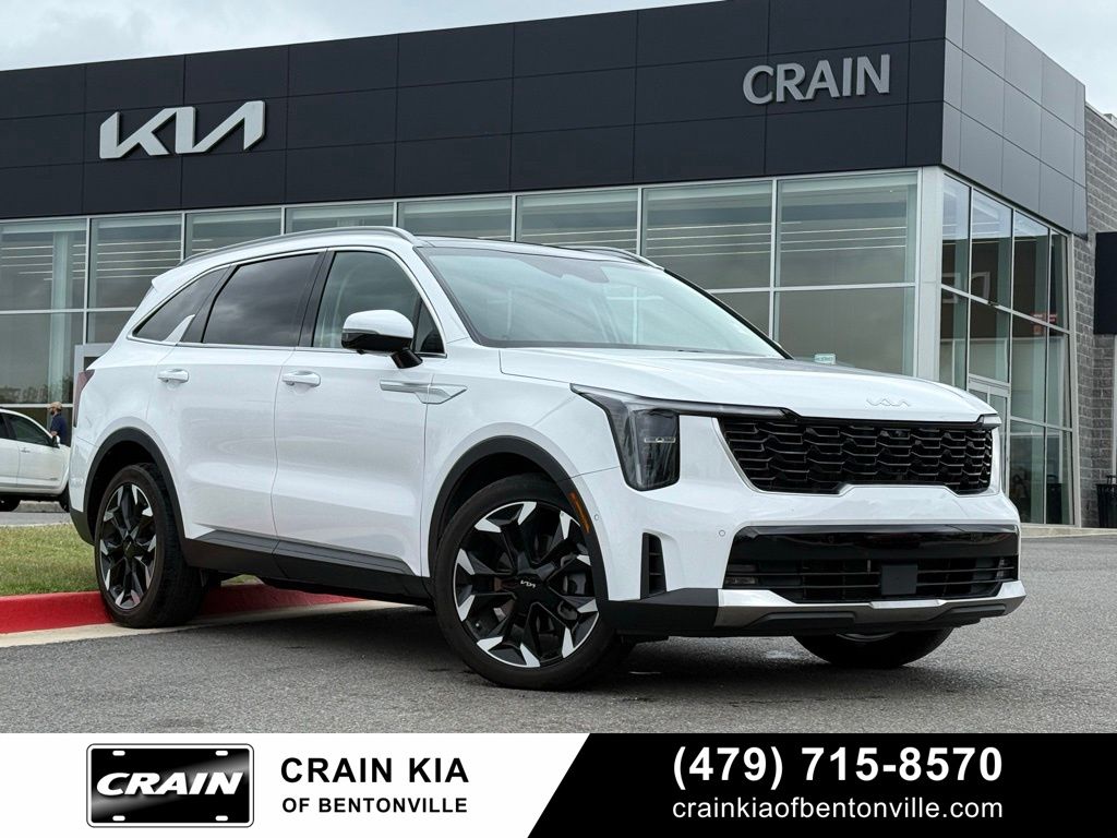 White Pearl 2025 Kia Sorento SUV / Crossover Front-Wheel Drive 8-Speed Dual Clutch
