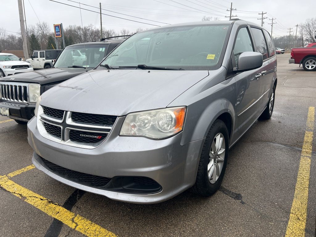 Billet Silver Metallic Clearcoat 2014 Dodge Grand Caravan SXT FWD Minivan Front-Wheel Drive 6-Speed Automatic