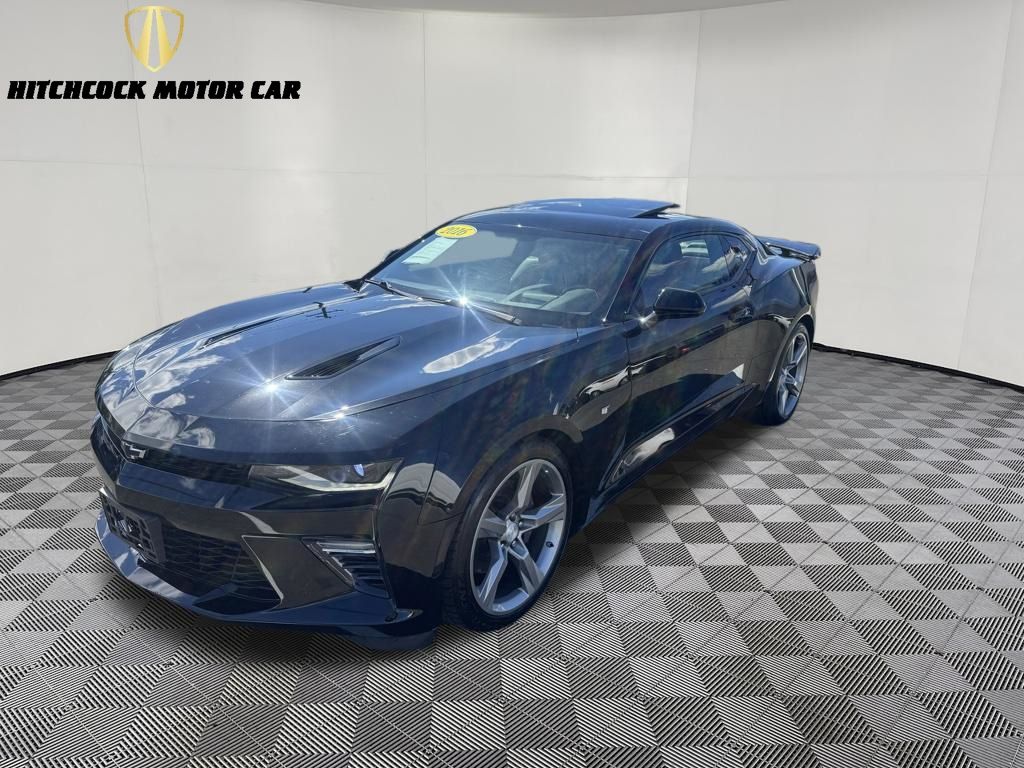 Black 2016 Chevrolet Camaro Coupe Rear-Wheel Drive 8-Speed Automatic