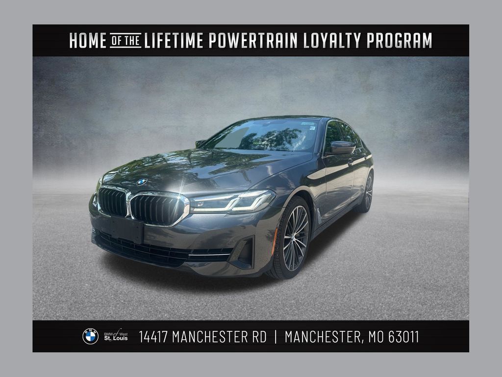 Gray (Dark Graphite Metallic) 2023 BMW 5 Series Sedan All-Wheel Drive 8-Speed Automatic