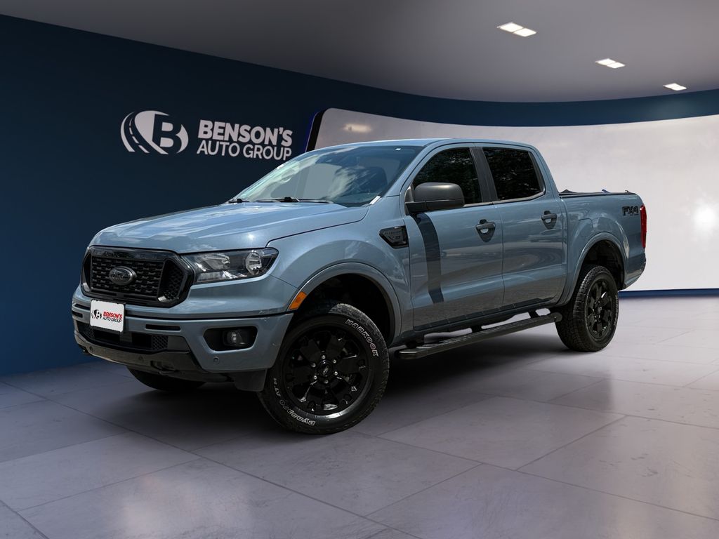 Blue (Azure Gray Metallic) 2023 Ford Ranger Pickup Truck Four-Wheel Drive Automatic