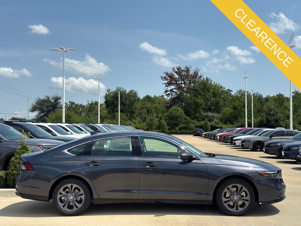 2025 Honda Accord Hybrid EX-L Gray at Classic Honda Galveston