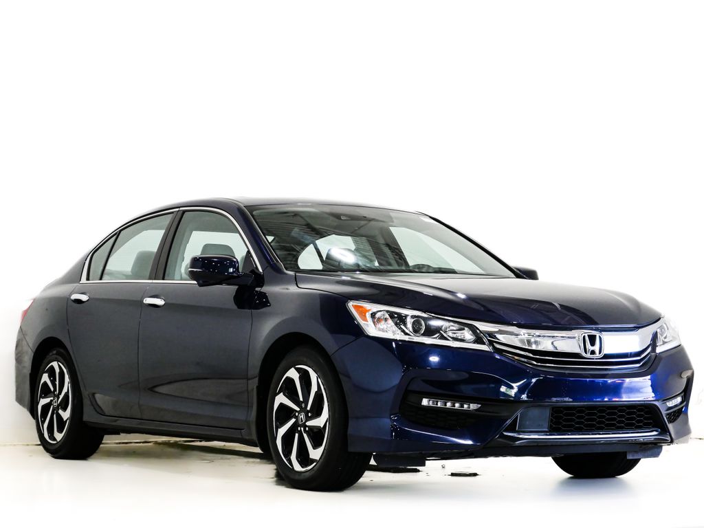 Blue 2016 Honda Accord EX with Honda Sensing Sedan Front-Wheel Drive Continuously Variable Transmission
