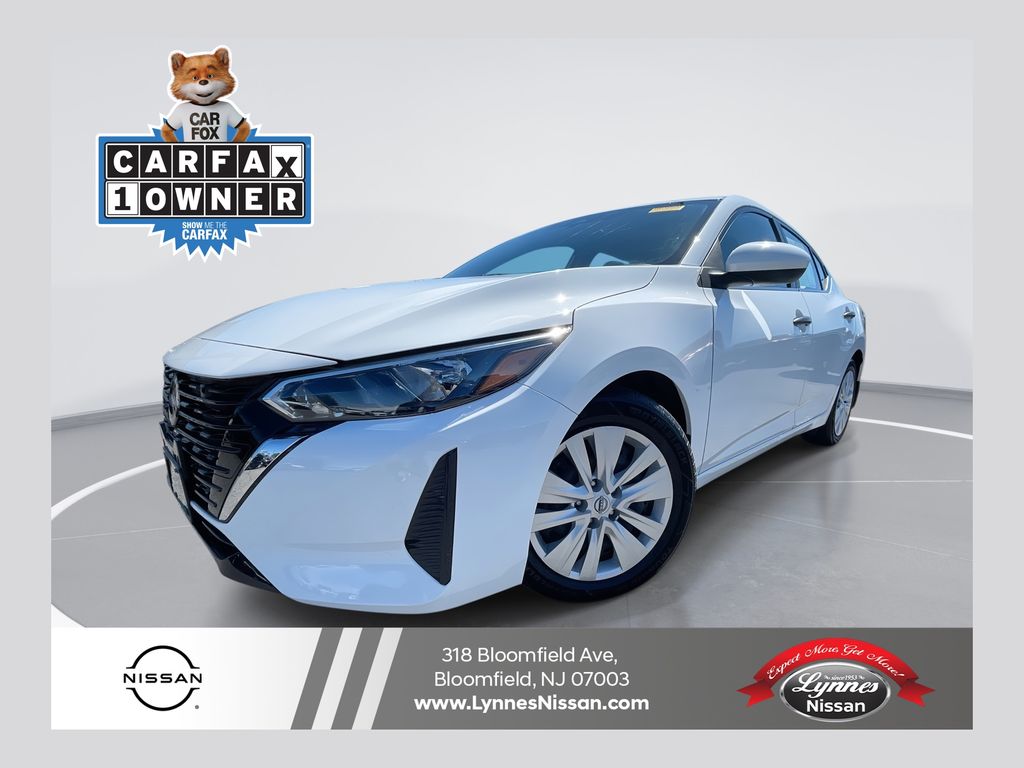 White (Fresh Powder) 2024 Nissan Sentra Sedan Front-Wheel Drive Continuously Variable Transmission