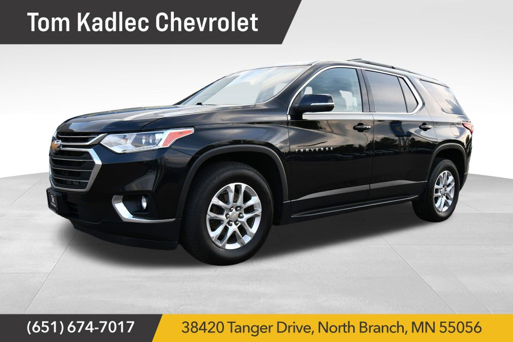 Black Metallic 2021 Chevrolet Traverse SUV / Crossover Four-Wheel Drive 9-Speed Automatic