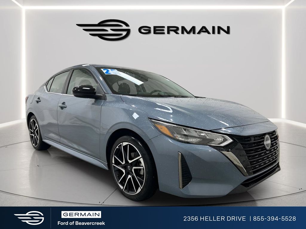 Atlantic Gray Metallic 2025 Nissan Sentra SR FWD Sedan Front-Wheel Drive Continuously Variable Transmission