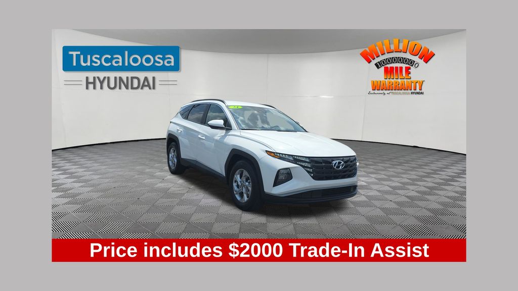 White Pearl 2024 Hyundai Tucson SUV / Crossover Front-Wheel Drive 8-Speed Automatic