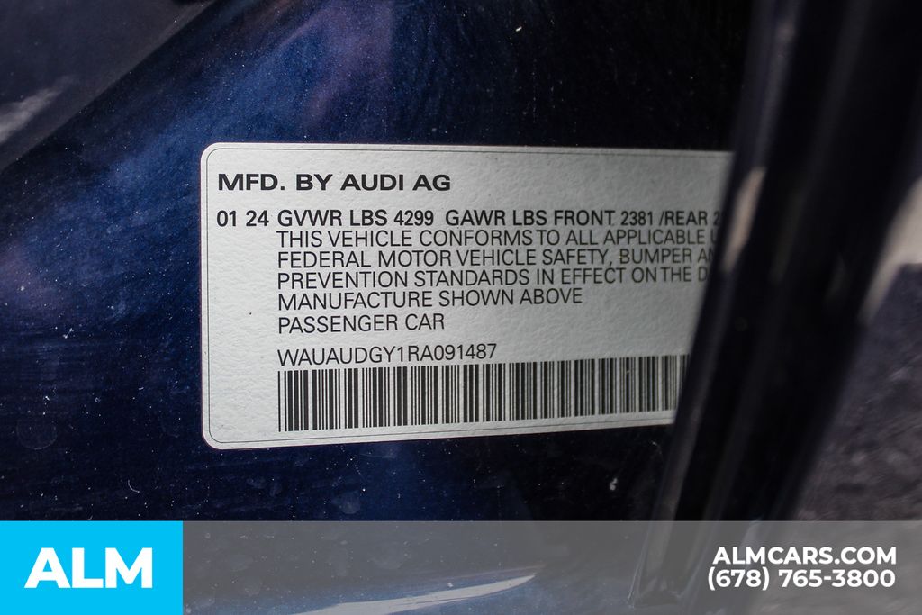Used 2024 Blue Audi 40 Premium image 34