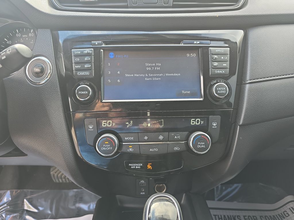 2017 Magnetic Black Nissan Rogue SV AWD SUV