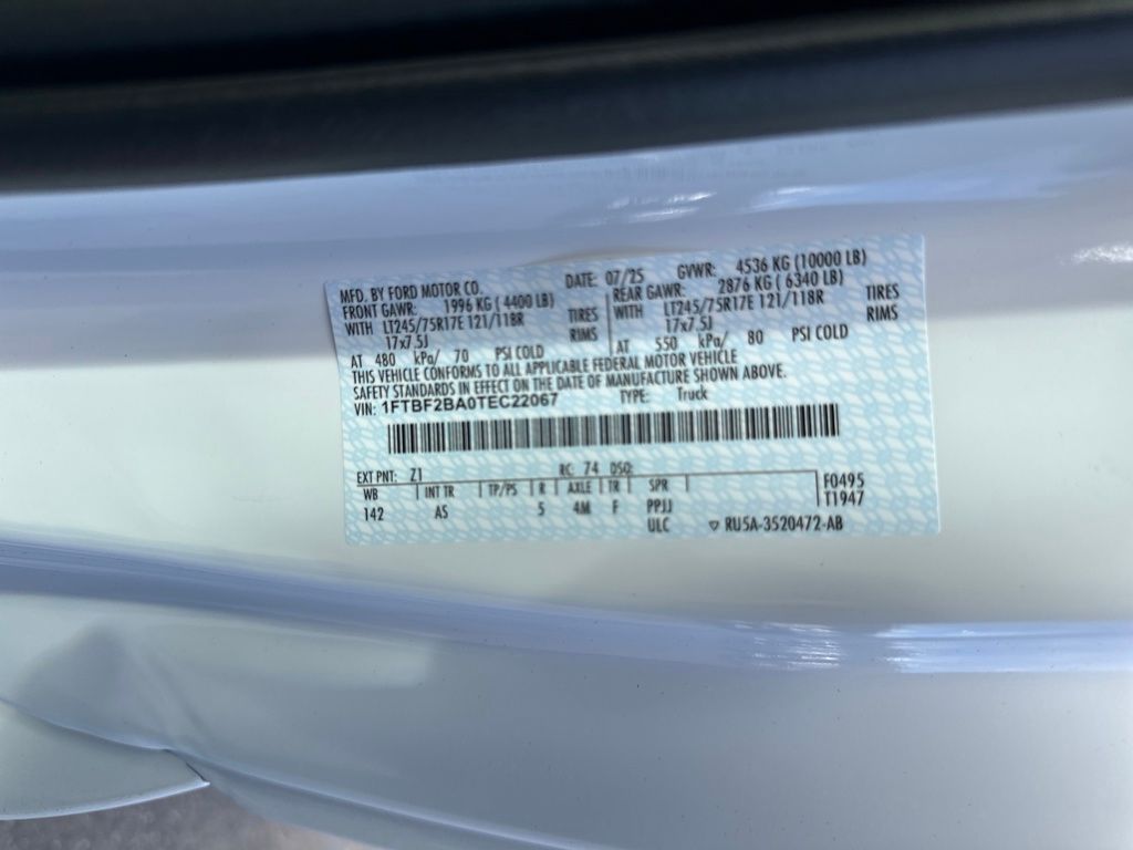 New 2026 Ford Super Duty F-250 Regular Cab 8' Box XL