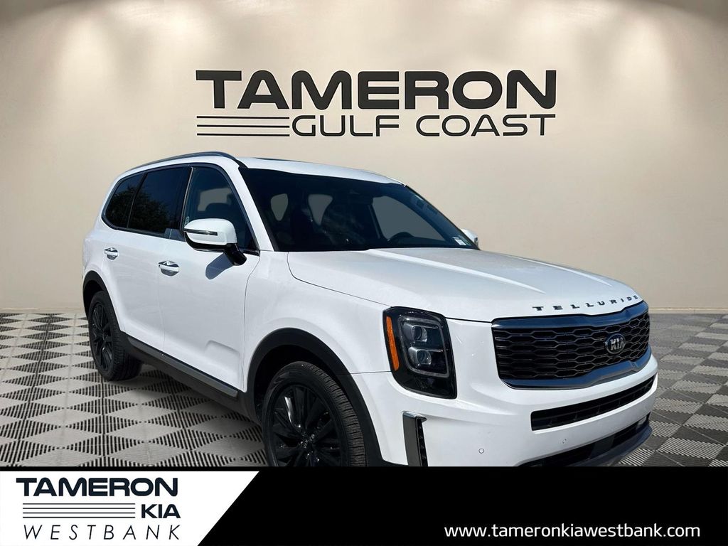 Glacial White Pearl 2021 Kia Telluride SX FWD SUV / Crossover Front-Wheel Drive 8-Speed Automatic