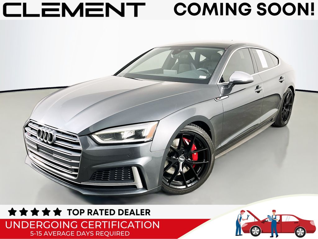 Daytona Gray Pearl 2019 Audi S5 Sportback Sedan All-Wheel Drive 8-Speed Automatic