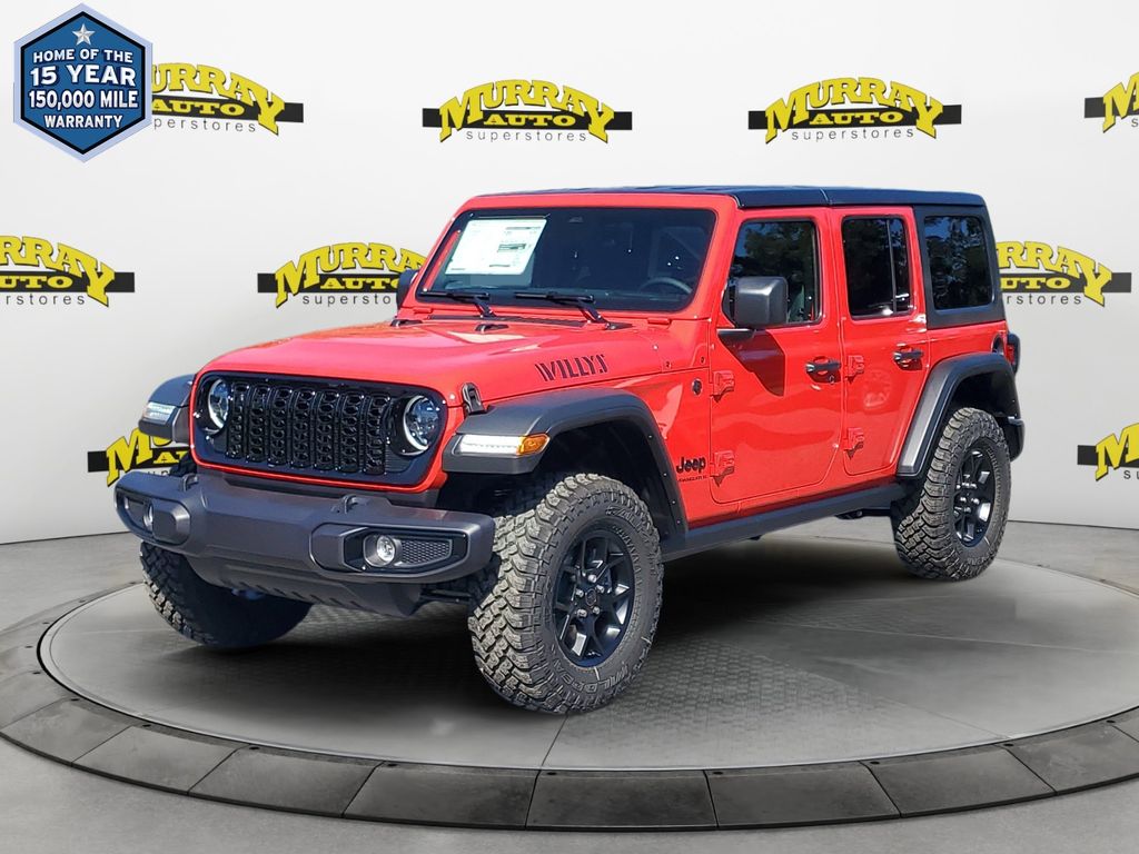Firecracker Red Clearcoat 2026 Jeep Wrangler SUV / Crossover Four-Wheel Drive 8-Speed Automatic