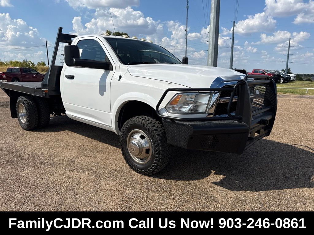 Bright White Clearcoat 2016 RAM 3500 Chassis Pickup Truck Four-Wheel Drive 6-Speed Automatic