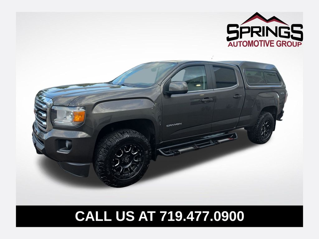 Smokey Quartz Metallic 2019 GMC Canyon Pickup Truck Four-Wheel Drive 6-Speed Automatic
