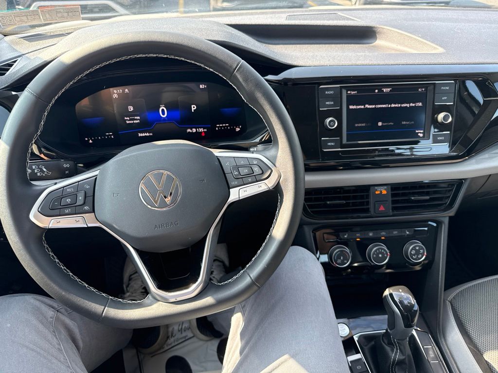 2023 Volkswagen Taos 1.5T S White at Auto Express Mitsubishi