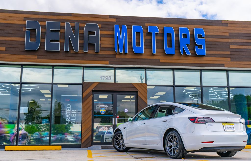 2020 Tesla Model 3 Standard Range Plus White at Genesis of Spring
