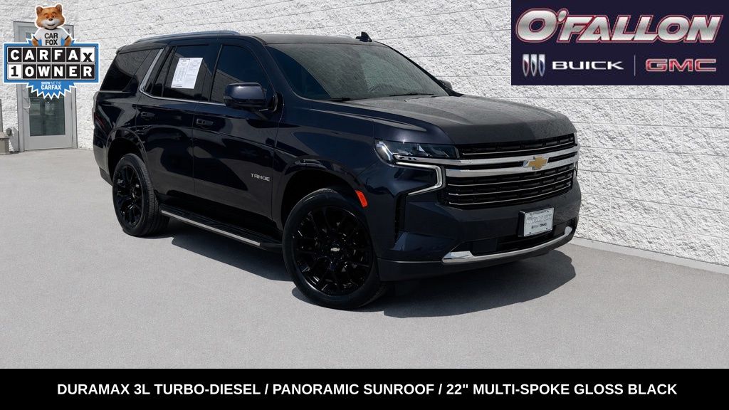Dark Blue Metallic 2022 Chevrolet Tahoe SUV / Crossover Four-Wheel Drive