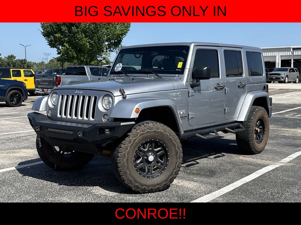 2017 Jeep Wrangler Unlimited Sahara Silver at Community Toyota