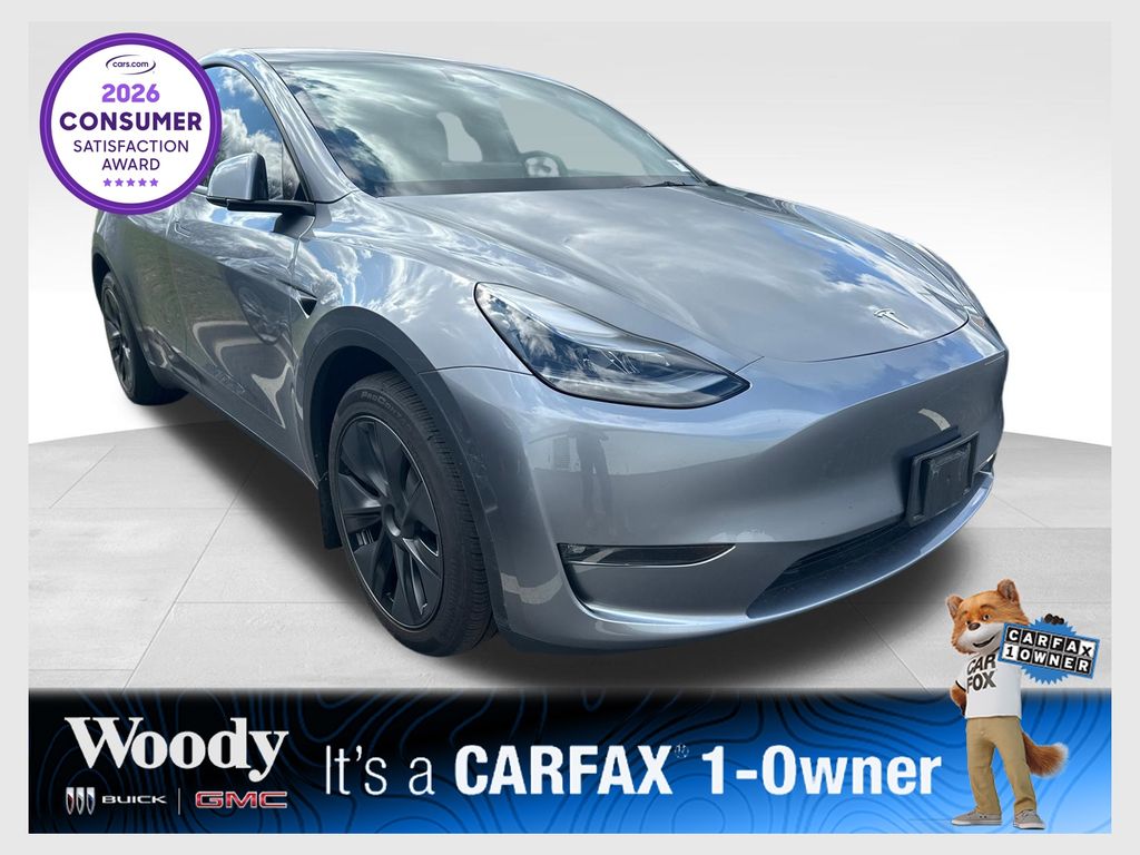 Gray 2025 Tesla Model Y Long Range AWD SUV / Crossover All-Wheel Drive 1-Speed Automatic